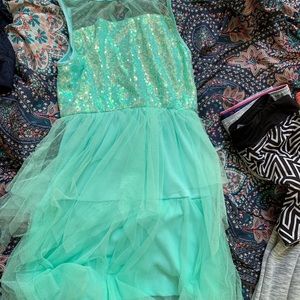 R.M.L.A sequin blue dress
